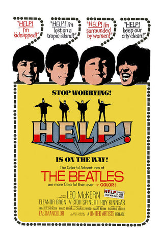 The Beatles "Help" Movie Poster (USA, 1965)