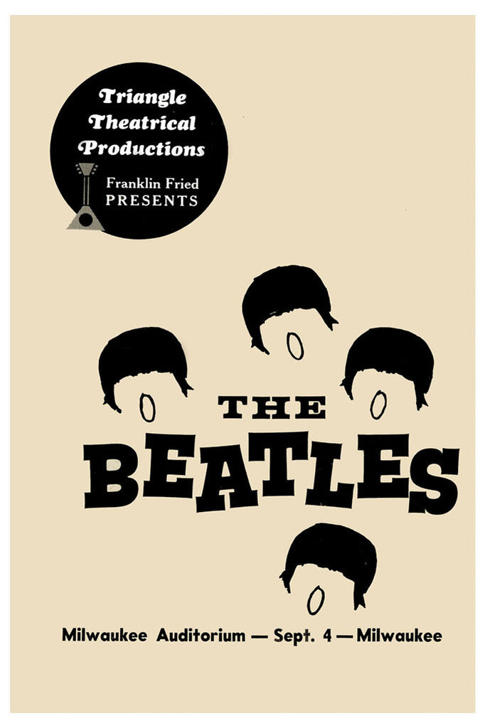 The Beatles Milwaukee Concert Poster (1964)