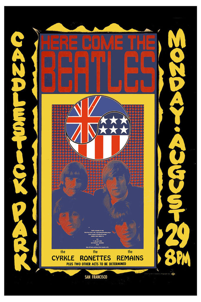 The Beatles "Last Concert Poster" (San Francisco, 1966)