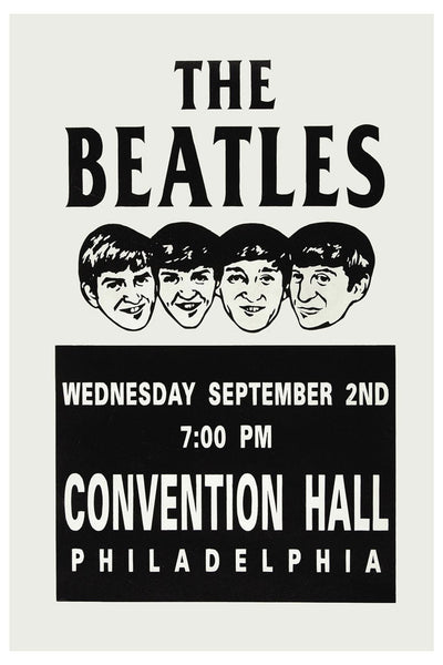 The Beatles Philadelphia Concert Poster (1964)