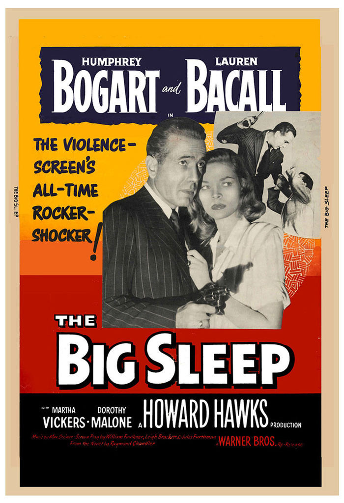 The Big Sleep R-1954 Film Noir 15 Poster (1954)