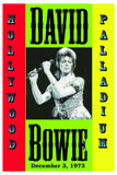 David Bowie Hollywood Palladium Poster 1973