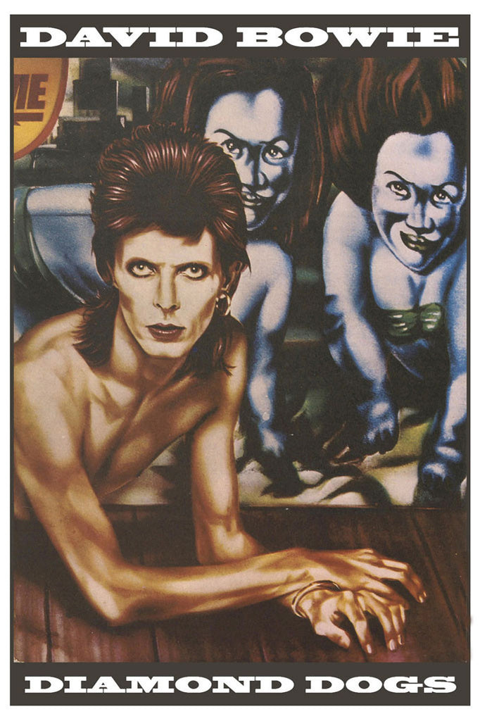 David Bowie "Diamond Dogs" Promo Poster 1974