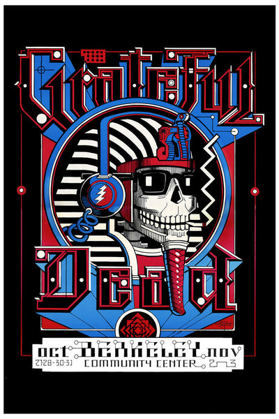 Grateful Dead Rick Griffin Berkeley Poster (1974)