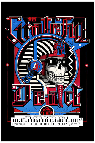 Grateful Dead Rick Griffin Berkeley Poster (1974)