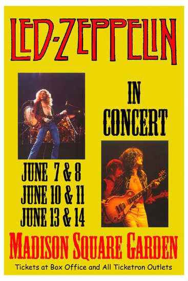 Led Zeppelin Madison Square Garden (1977)