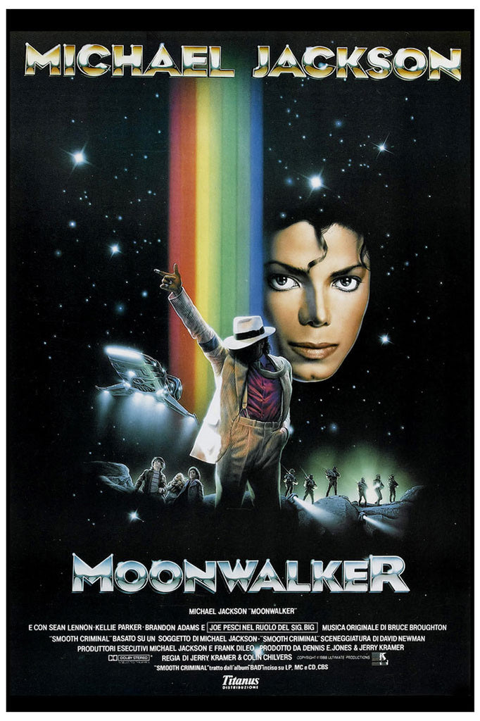 Michael Jackson "Moonwalker" Poster (1988)