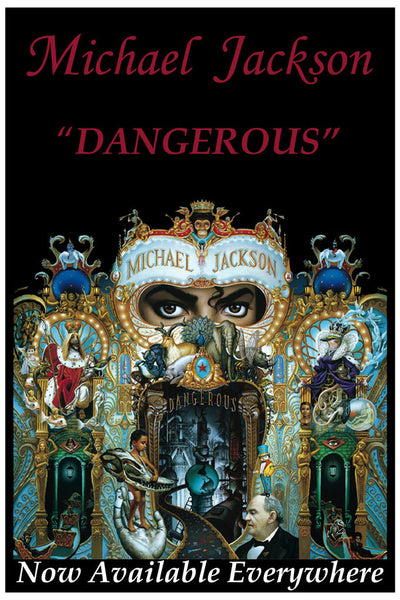 Michael Jackson "Dangerous" Poster (1991)